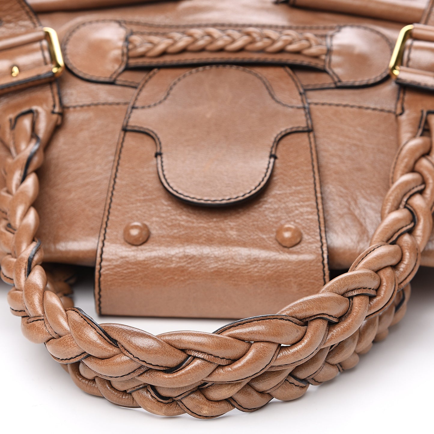 Calfskin Large Histoire Brown