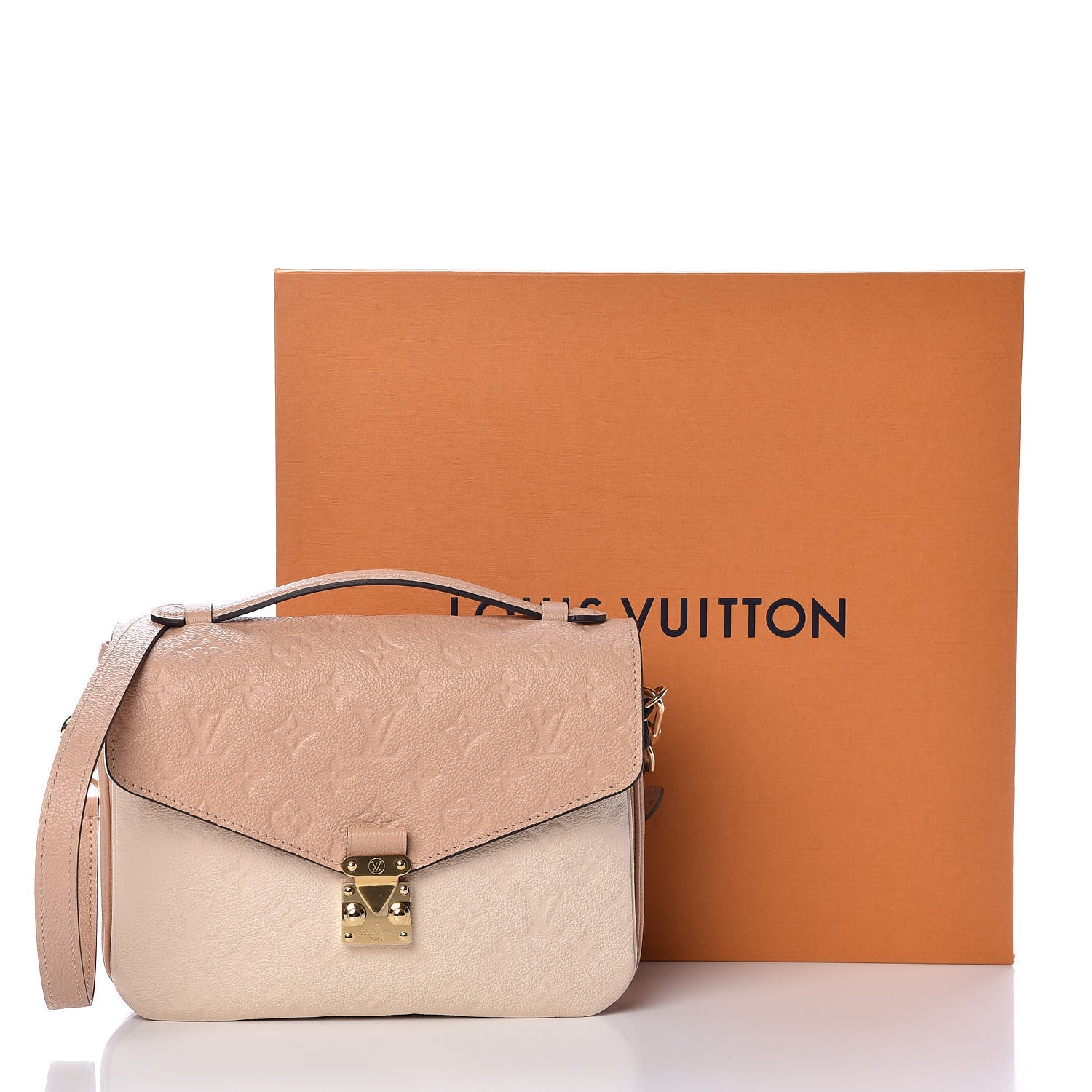 Louis Vuitton Empreinte Pochette Metis Beige Rose Creme 9 of 9