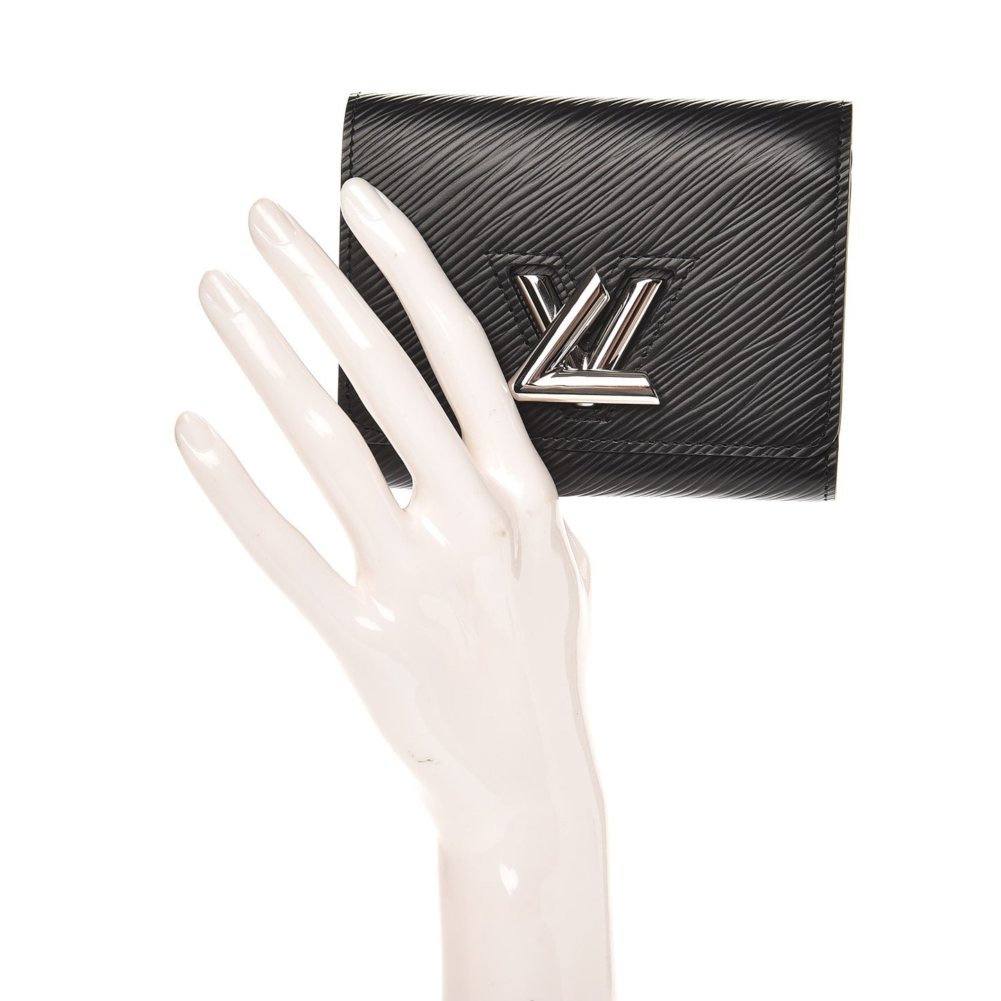 Epi Twist Compact Wallet Black