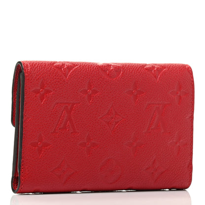 Louis Vuitton Empreinte Compact Curieuse Wallet Cherry 2 of 3