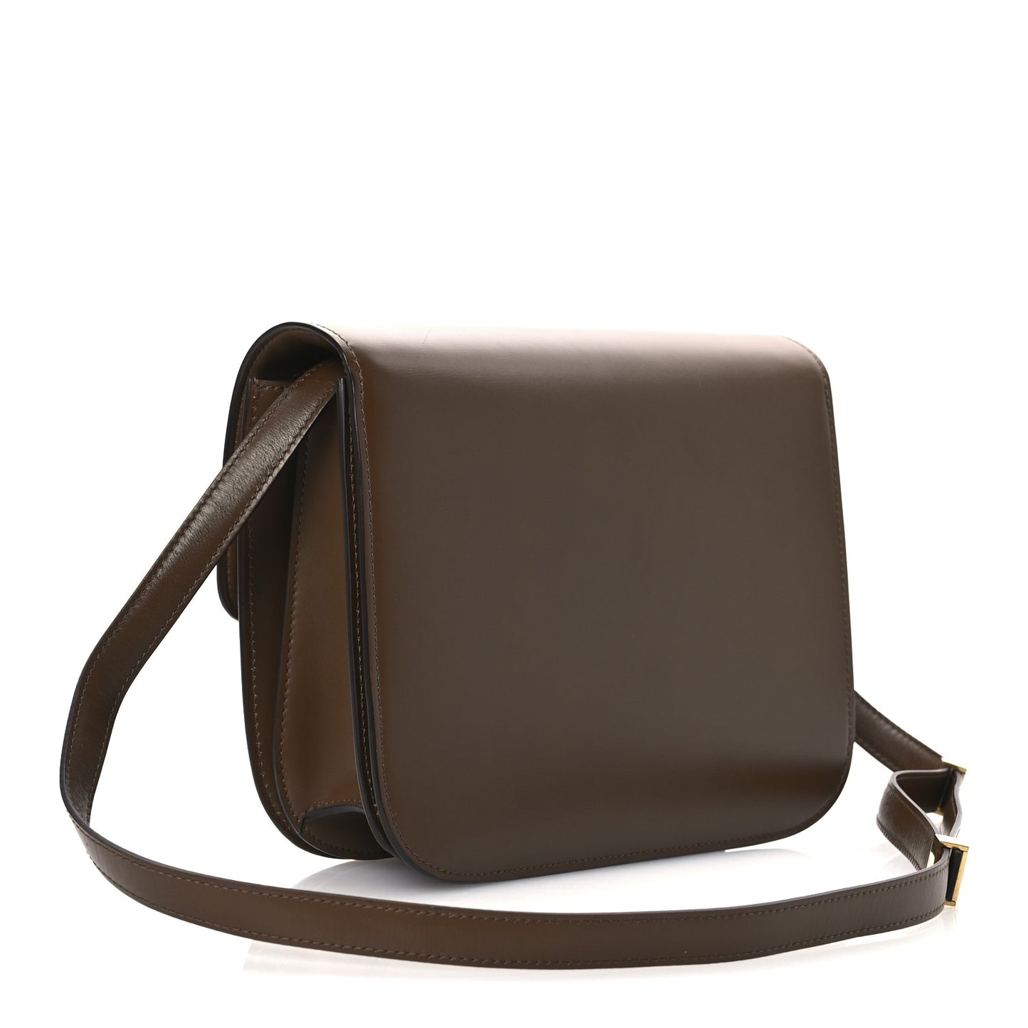 Box Calfskin Medium Classic Box Flap Bag Camel