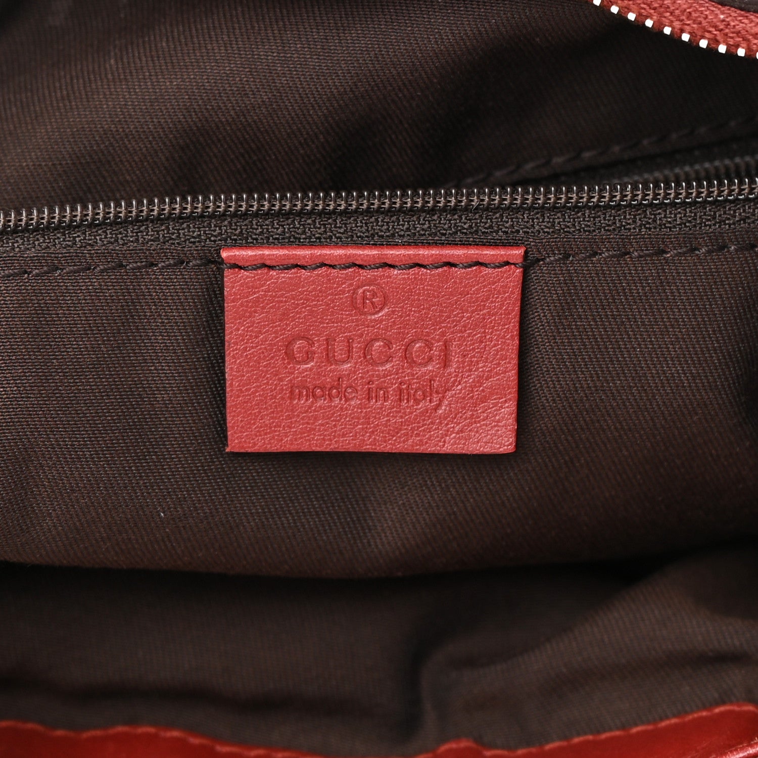 Gucci Monogram Medium Sukey Hobo Red 5 of 13