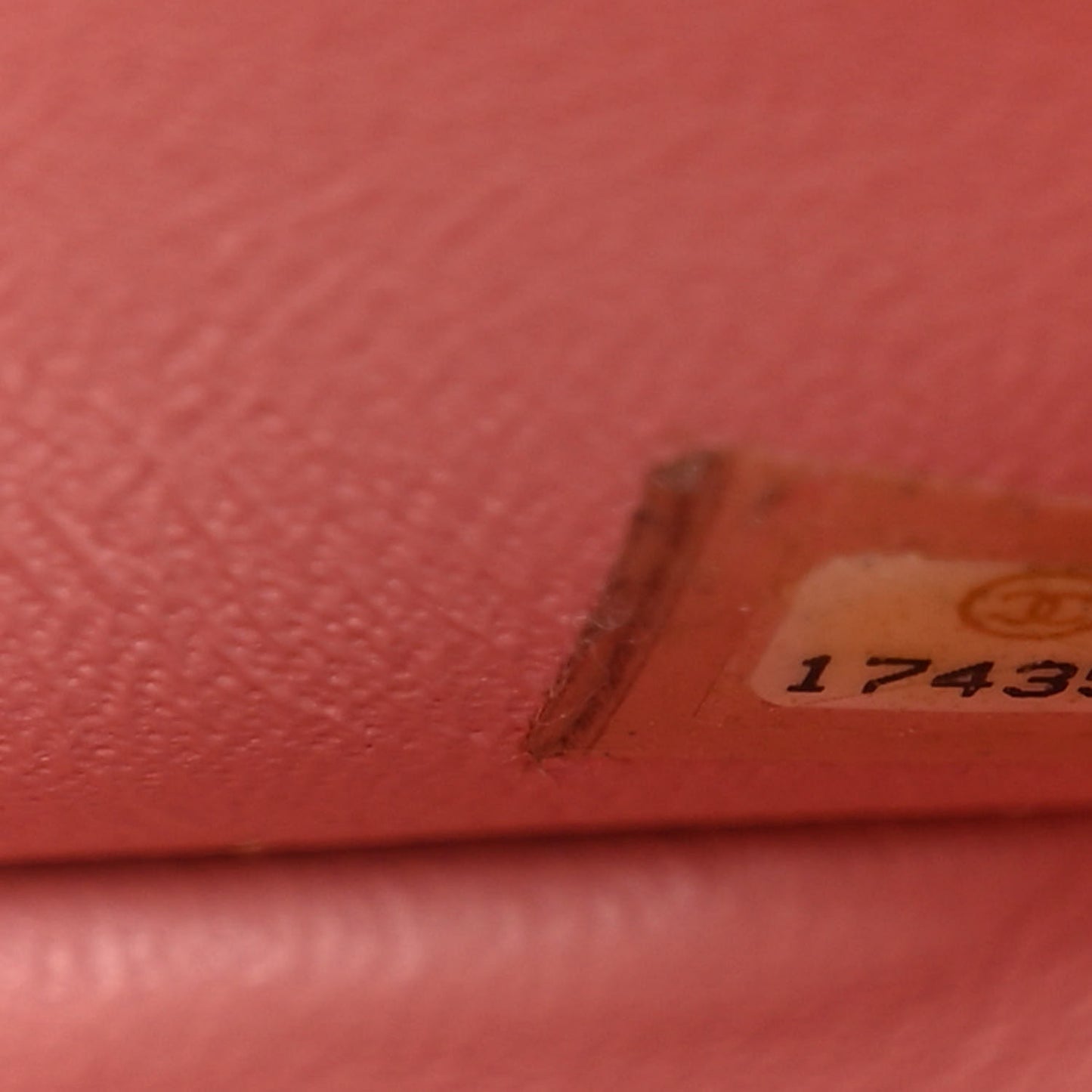 Patent Quilted Jumbo Double Flap Coral