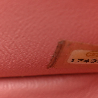 Chanel Patent Quilted Jumbo Double Flap Coral 7 of 13