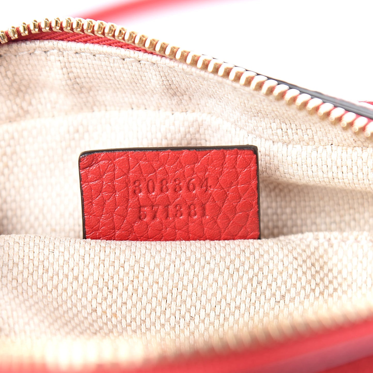 Pebbled Calfskin Small Soho Disco Bag Tabasco Red