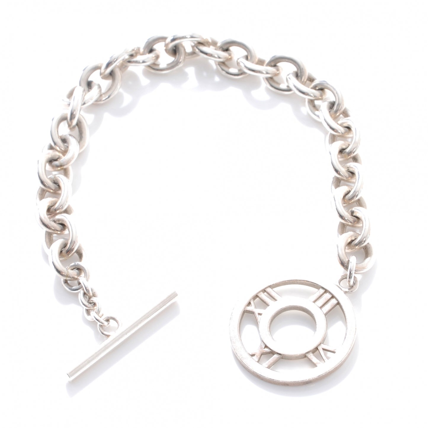 Sterling Silver Atlas Toggle Bracelet