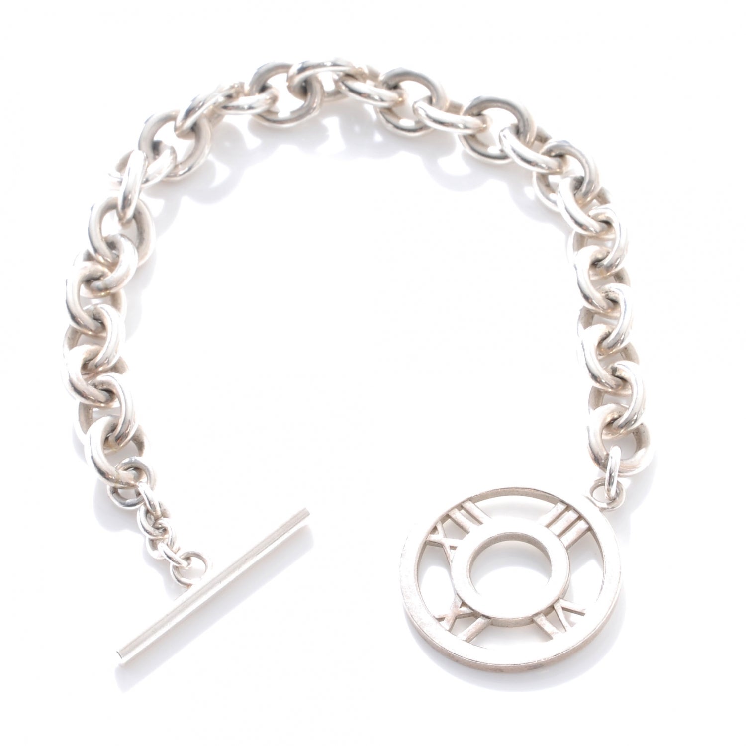 Tiffany Sterling Silver Atlas Toggle Bracelet 3 of 5