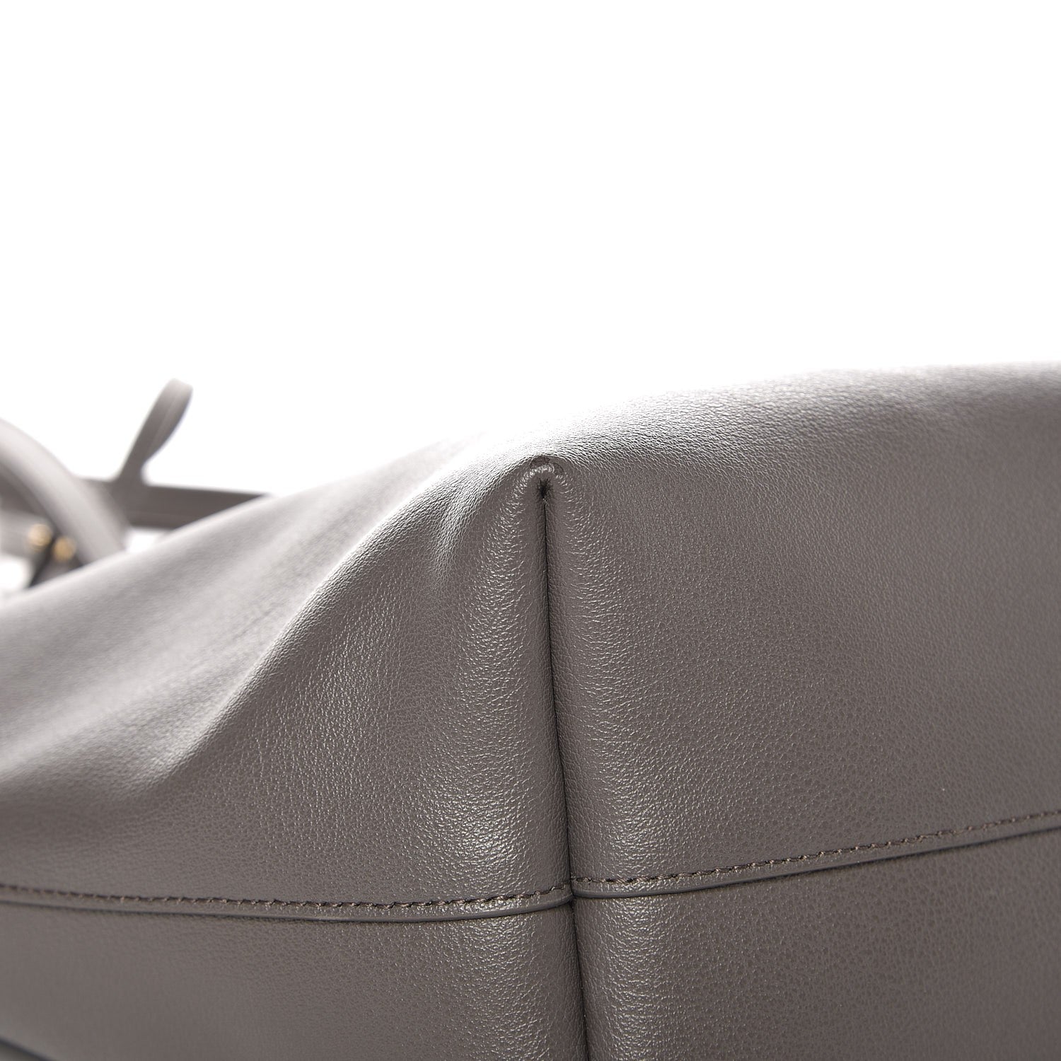 Saint Laurent Calfskin Large Shopping Tote Earth 10 of 11