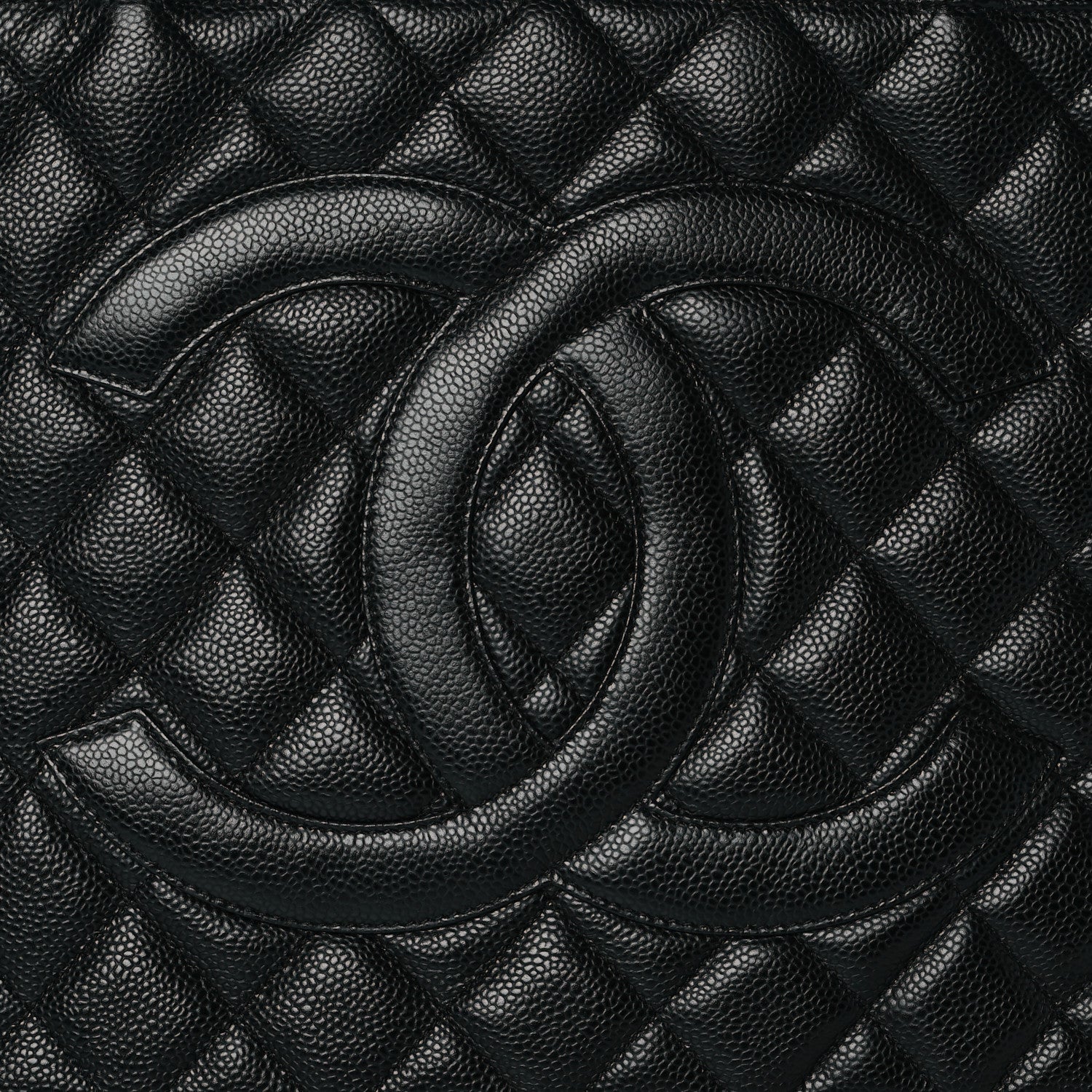 Chanel Caviar Quilted Medallion Tote Black 7 of 10