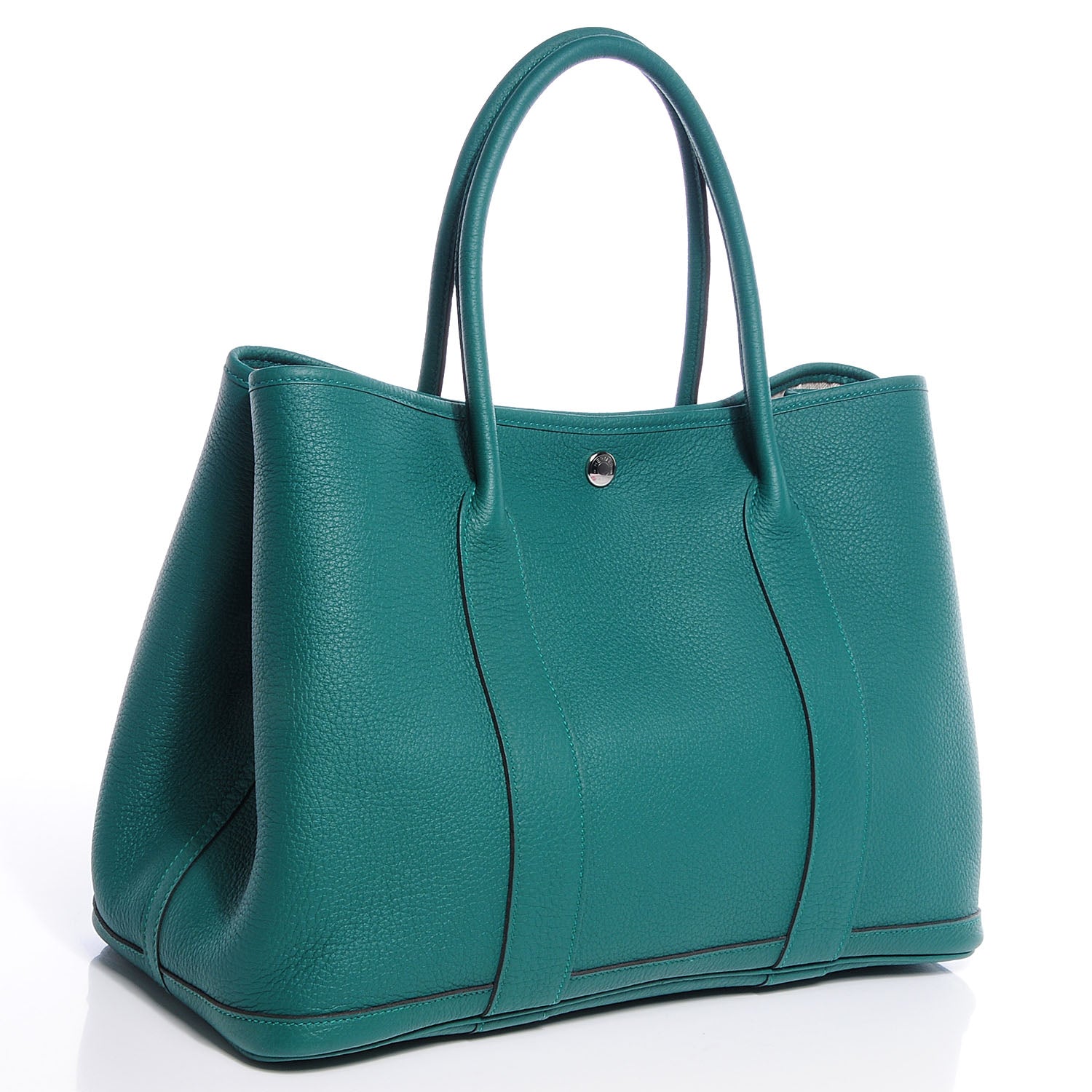 Hermes Veau Negonda Garden Party MM 36 Malachite 3 of 8