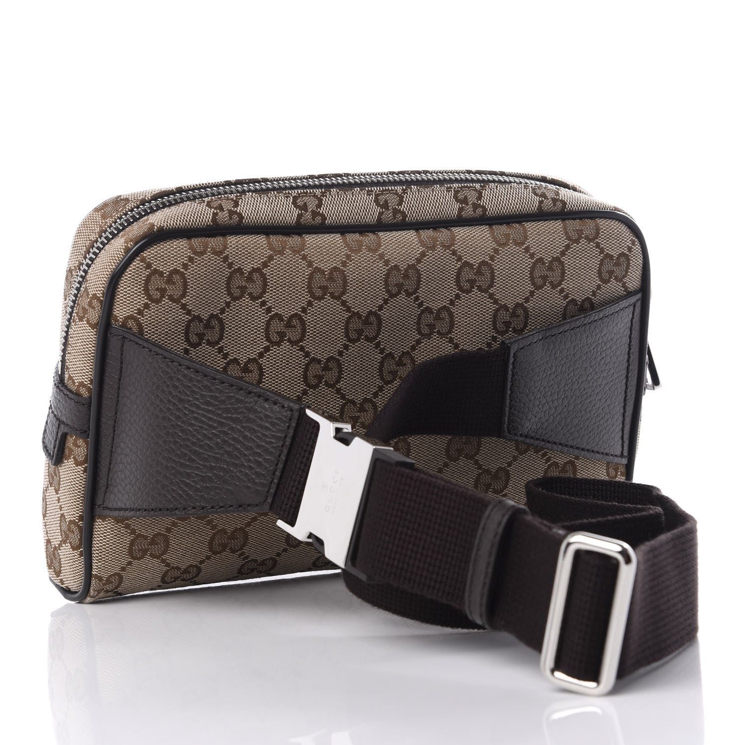 Gucci Monogram Belt Bag Dark Brown 2 of 9