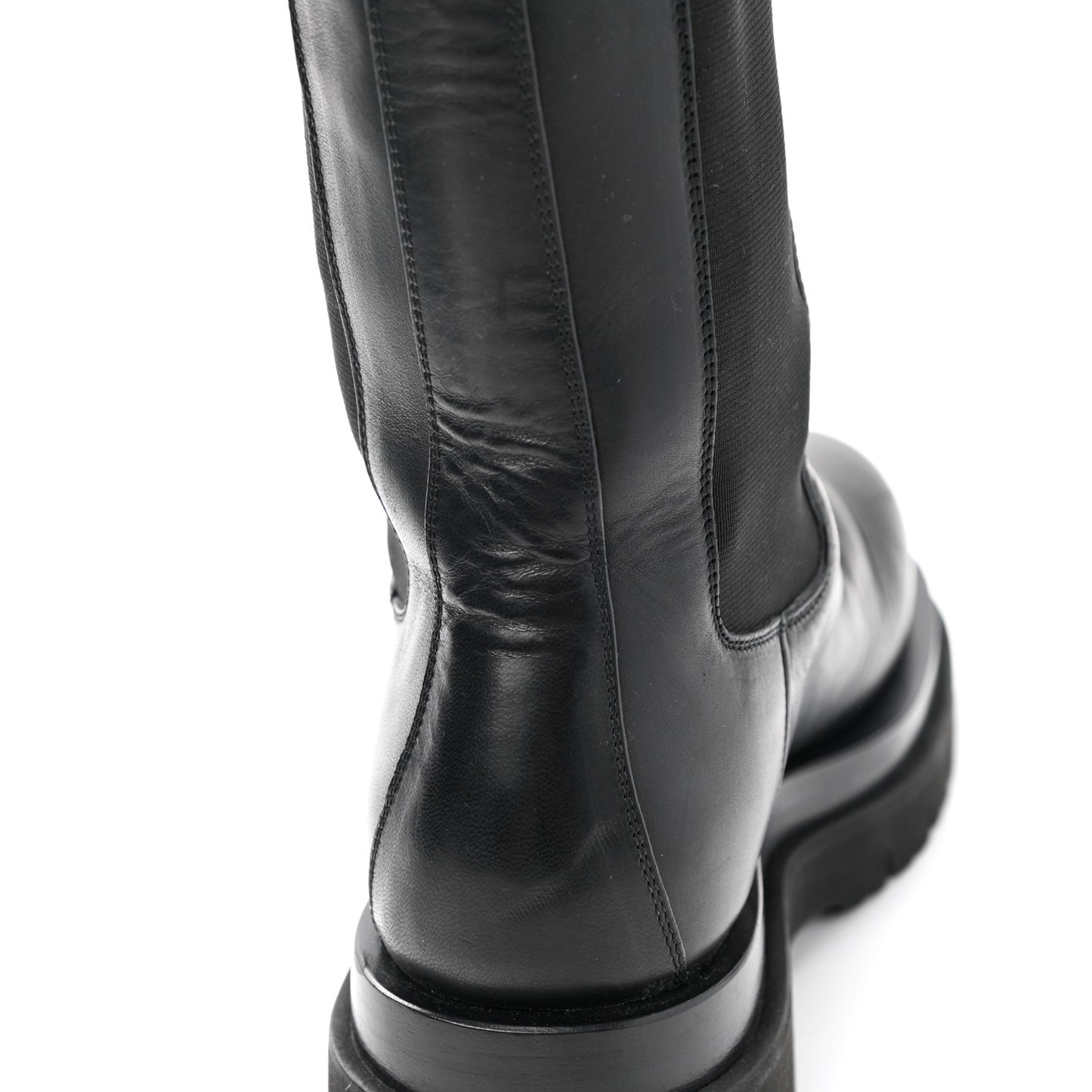 Calfskin The Lug Chelsea 55mm Boots 40.5 Black