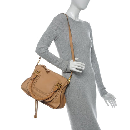 Chloe Calfskin Medium Marcie Satchel Blonde Chestnut 2 of 7