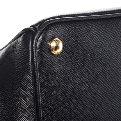 Prada Saffiano Large Galleria Double Zip Tote Black 10 of 15