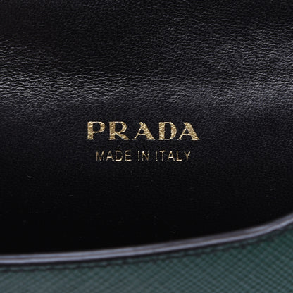 Prada Saffiano Astrology Mini Cahier Bag Black 8 of 13