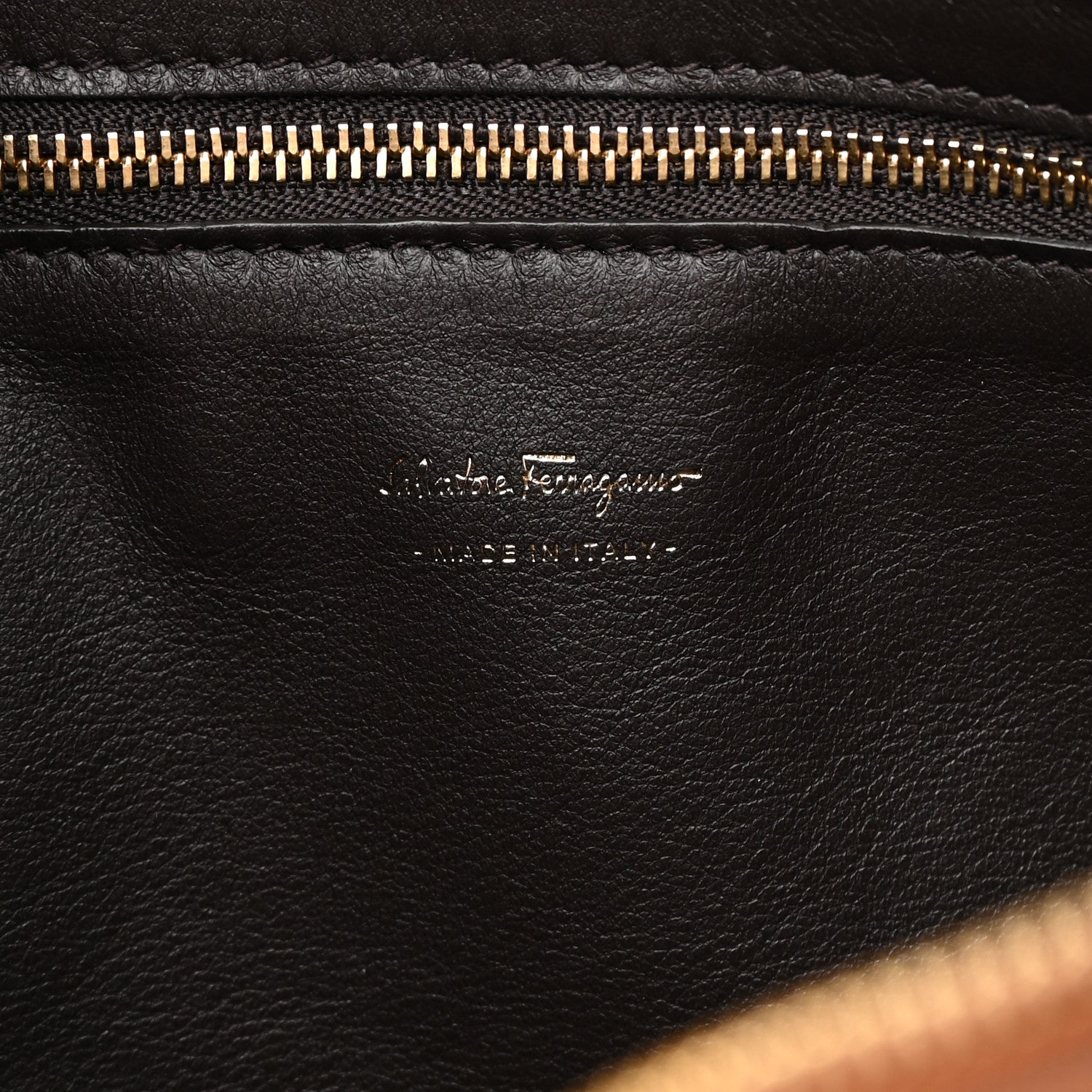 Salvatore Ferragamo Calfskin Fiona Hobo Brown 5 of 15