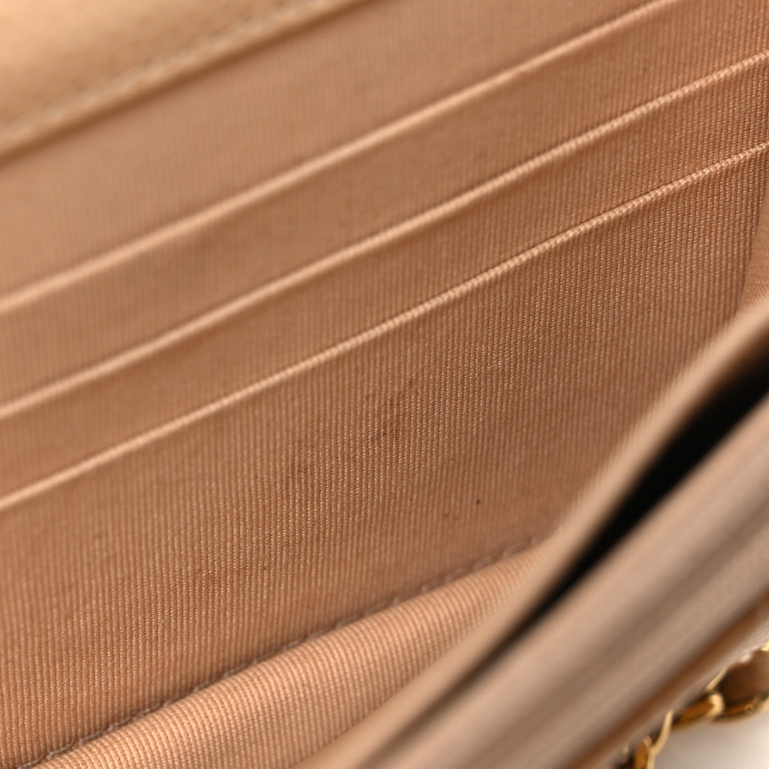 Chanel Caviar Quilted Wallet on Chain WOC Beige 12 of 12