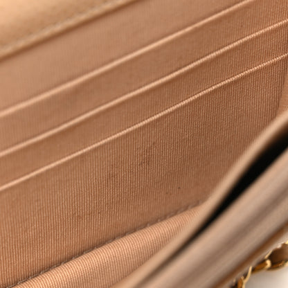 Chanel Caviar Quilted Wallet on Chain WOC Beige 12 of 12