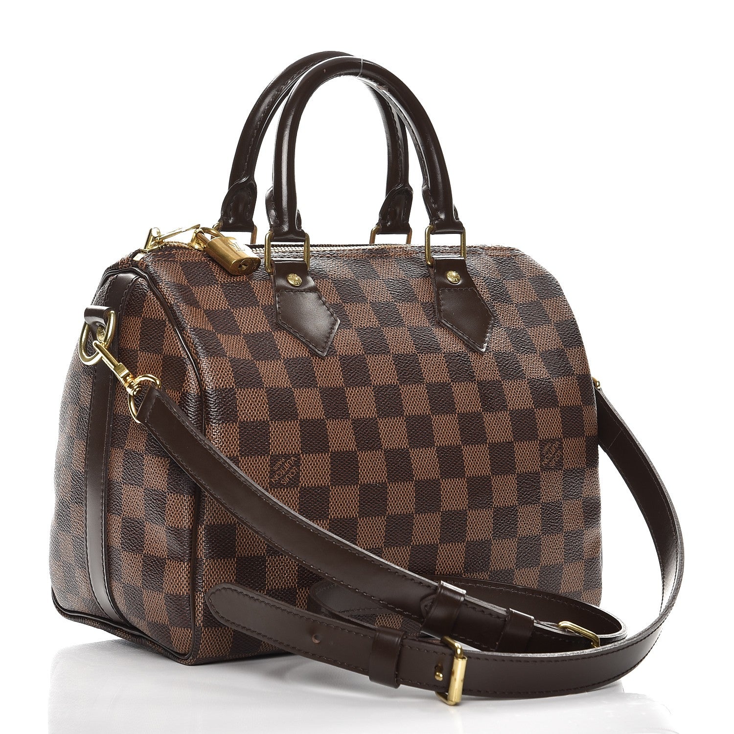Louis Vuitton Damier Ebene Speedy Bandouliere 25 4 of 10