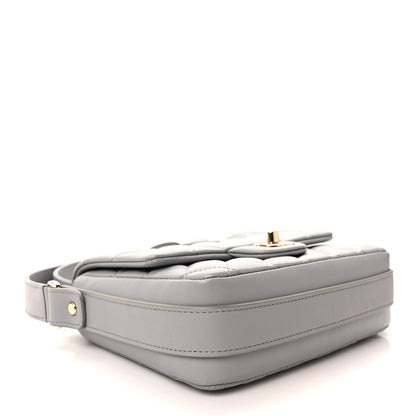 Chanel Calfskin Quilted Bolero De Chanel Flap Bag Grey 4 of 9