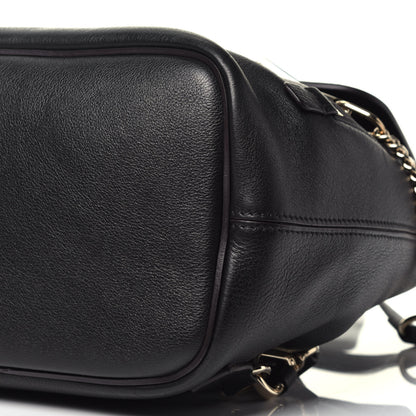 Chloe Suede Calfskin Small Faye Backpack Black 9 of 9