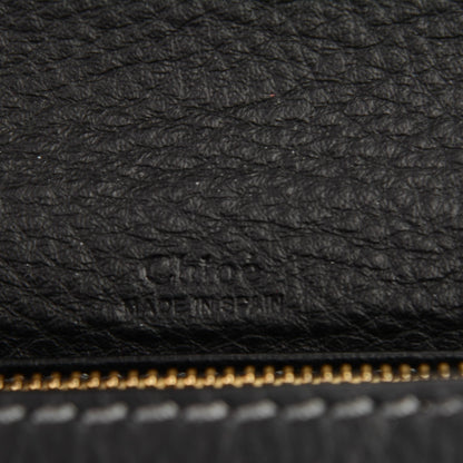 Chloe Calfskin Marcie Continental Flap Wallet Black 6 of 7