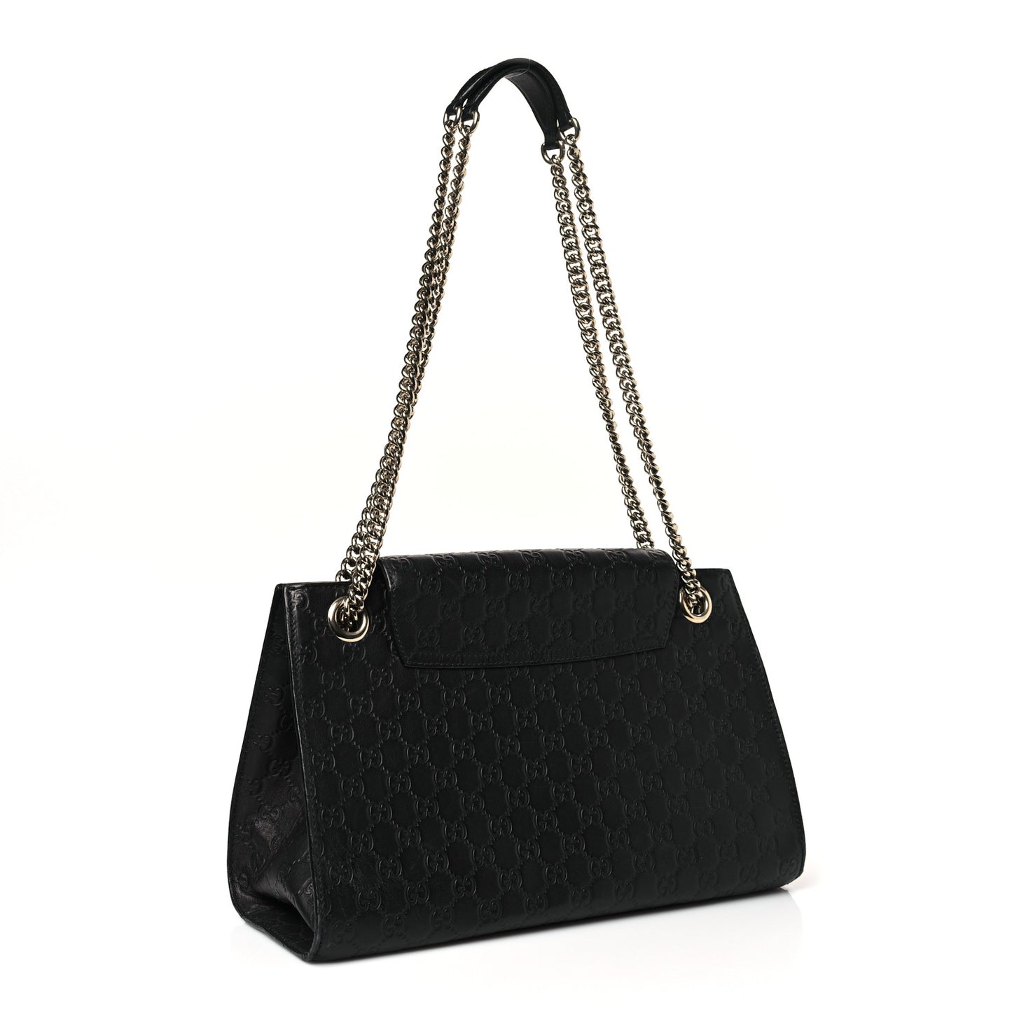 Guccissima Large Emily Chain Shoulder Bag Black