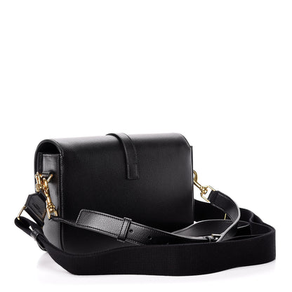Saint Laurent Textured Calfskin Medium Classic Monogram Universite Bag Black 4 of 12