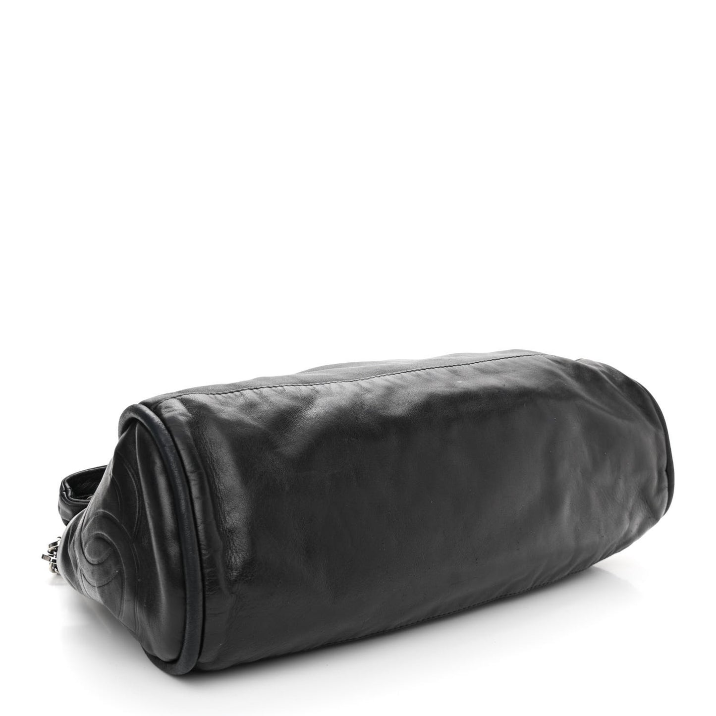 Lambskin Large Ultimate Soft Tote Black