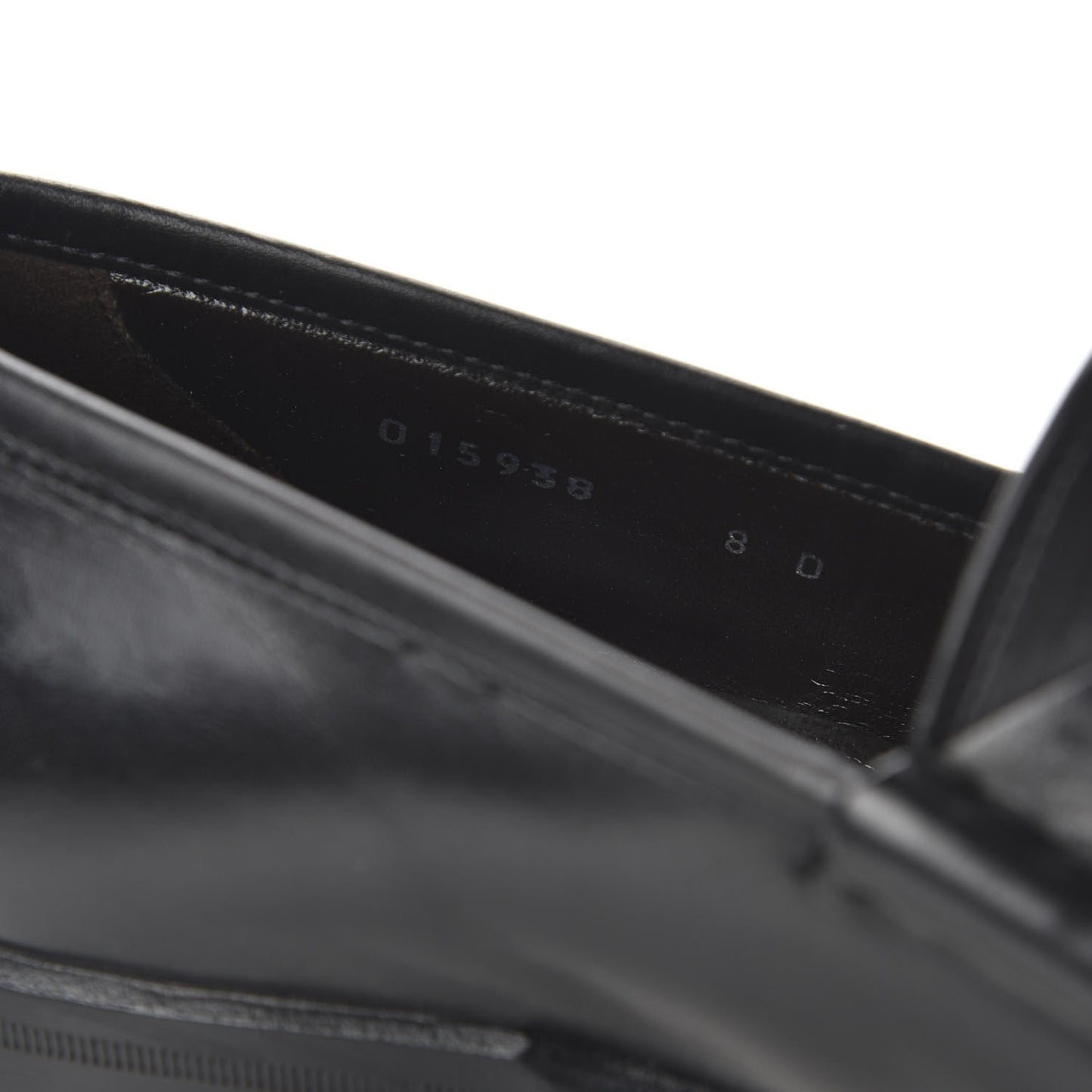Calfskin Mens 1953 Horsebit Loafers 8 Black
