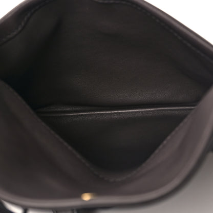 The Row Polished Saddle Calfskin Idaho XL Dark Brown 7 of 13