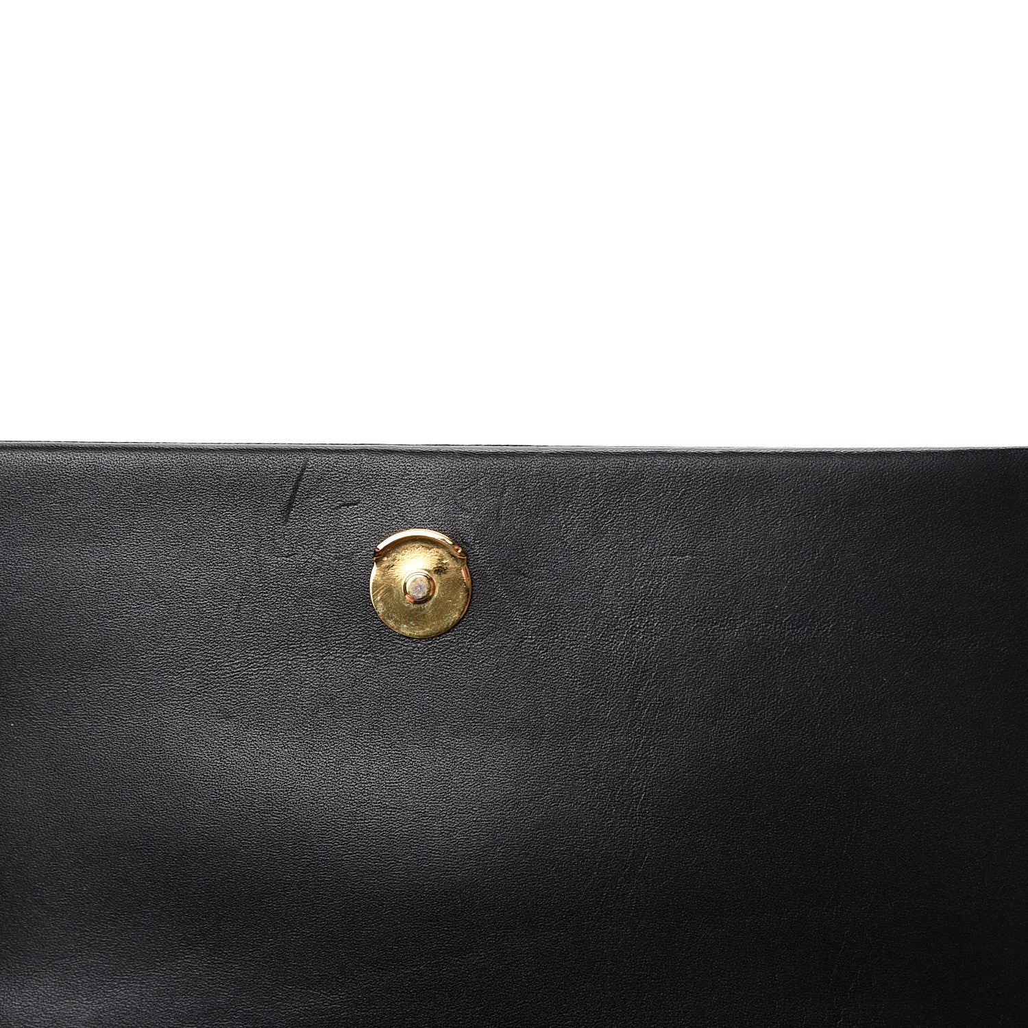 Saint Laurent Smooth Calfskin Classic Monogram Kate Tassel Chain Wallet Black 15 of 16