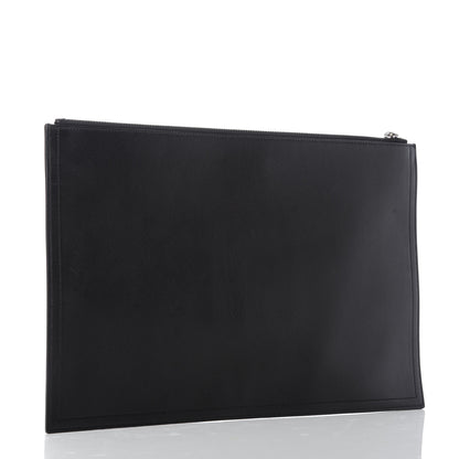 Givenchy Lambskin Large Emblem Pouch Black 3 of 9