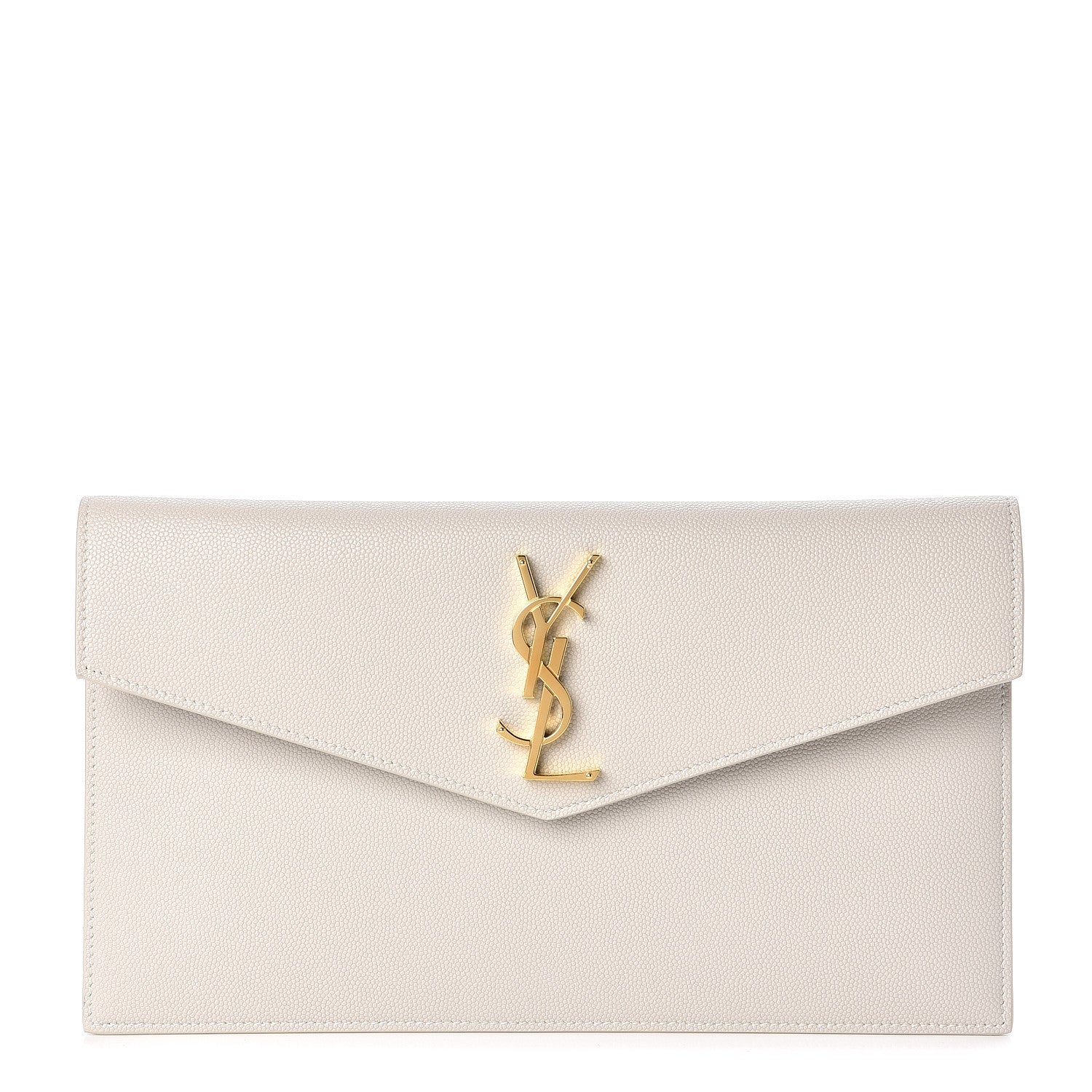 Saint Laurent Grain De Poudre Uptown Pouch Crema Soft 1 of 7