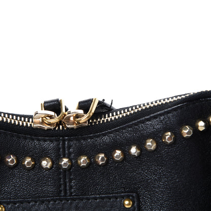 Alexander McQueen Calfskin Studded De Manta Clutch Black 12 of 12