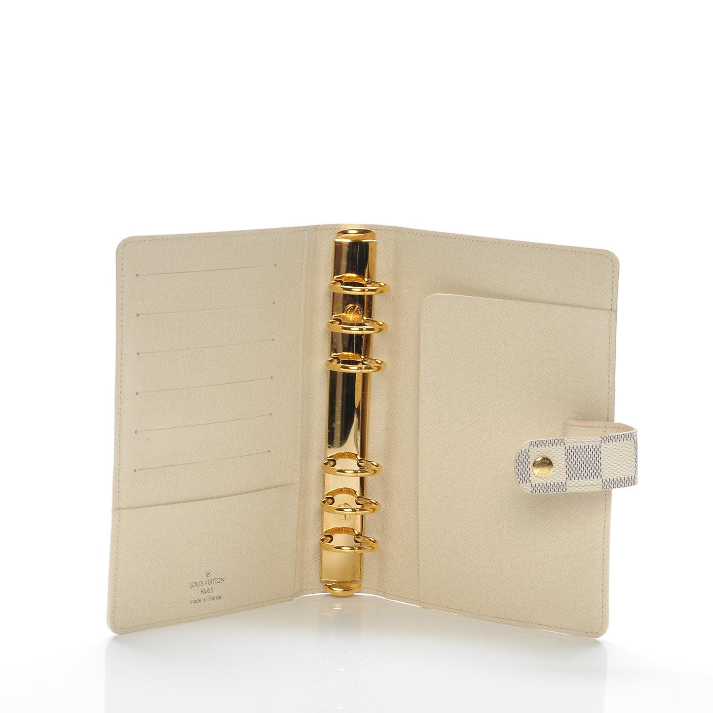 Damier Azur Medium Ring Agenda Cover