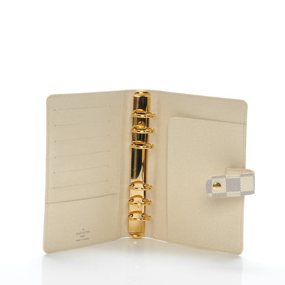 Louis Vuitton Damier Azur Medium Ring Agenda Cover 5 of 7