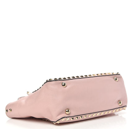 Valentino Garavani Vitello Small Rockstud Tote Pink 5 of 14