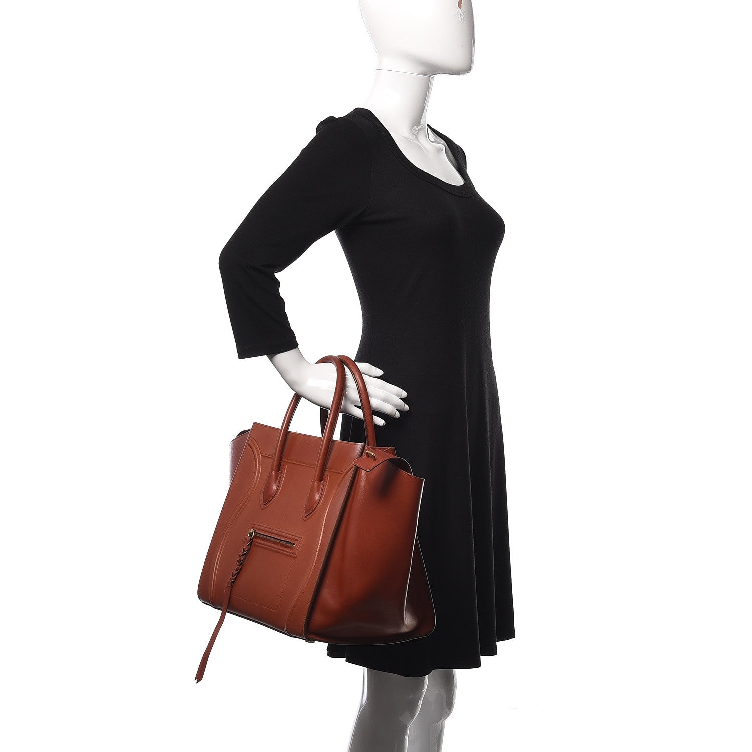 Celine Natural Calfskin Medium Phantom Luggage Brick 2 of 10