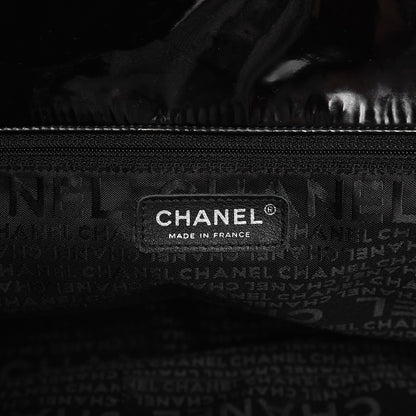 Chanel Vinyl XL Coco Cabas Black 6 of 9