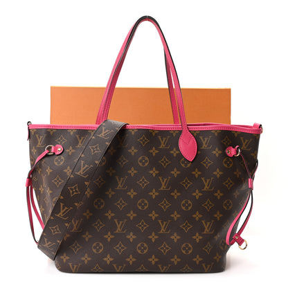 Louis Vuitton Monogram Inside Out Neverfull Bandouliere MM Rose Pondichery 9 of 9