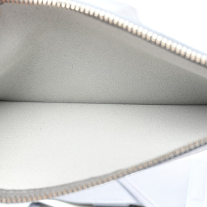 Saint Laurent Calfskin Mapplethorpe Rive Droite Shopping Tote Grey White Black 6 of 16
