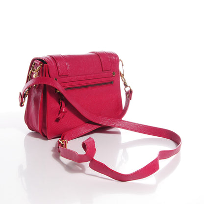 Proenza Schouler Lambskin PS1 Mini Pouch Messenger Bag Raspberry 4 of 11