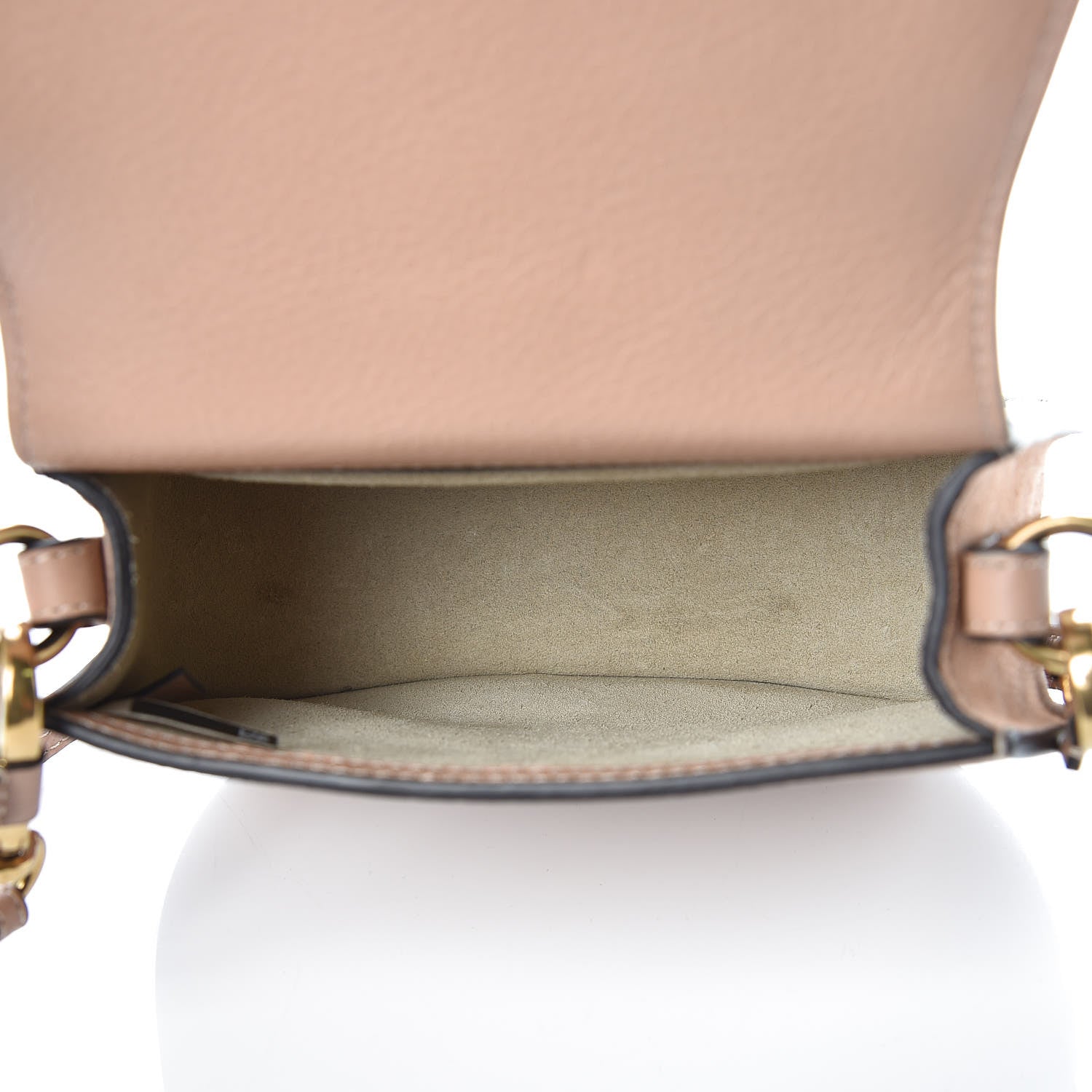Chloe Calfskin Suede Small Nile Bracelet Bag Biscotti Beige 5 of 7