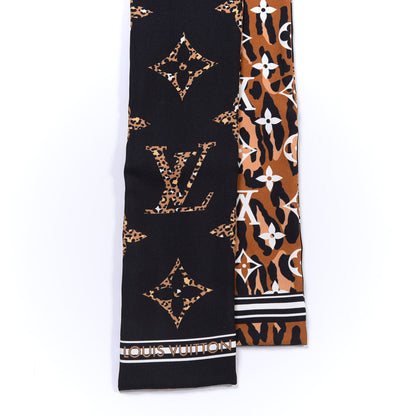 Louis Vuitton Silk Monogram Giant Jungle Bandeau Black 2 of 3
