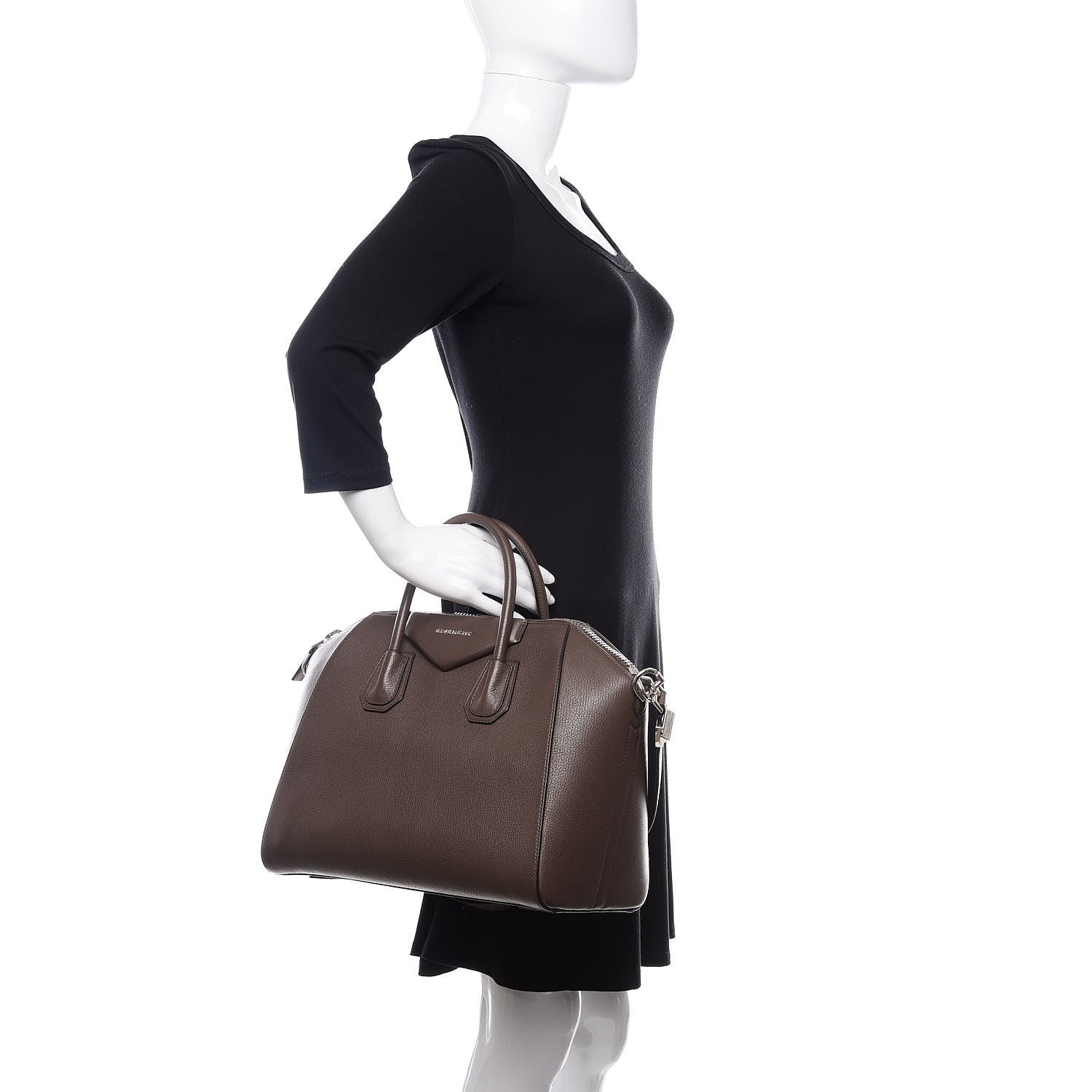 Givenchy Sugar Goatskin Medium Antigona Heather Grey 3 of 11
