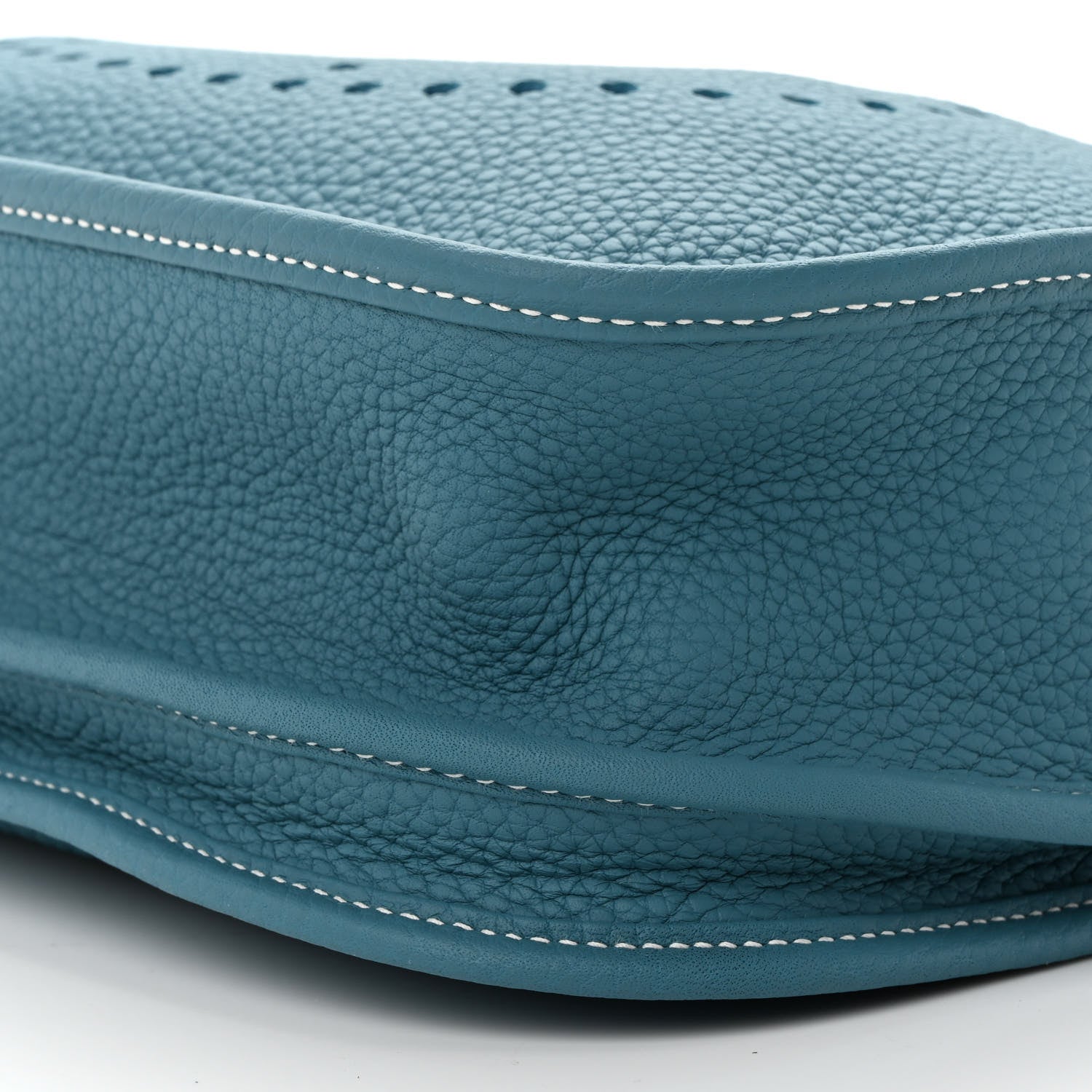 Hermes Taurillon Clemence Evelyne III PM New Blue Jean 10 of 11
