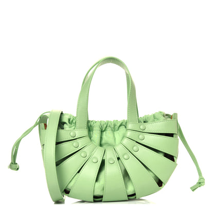 Bottega Veneta French Calfskin Small Shell Pistachio 1 of 10