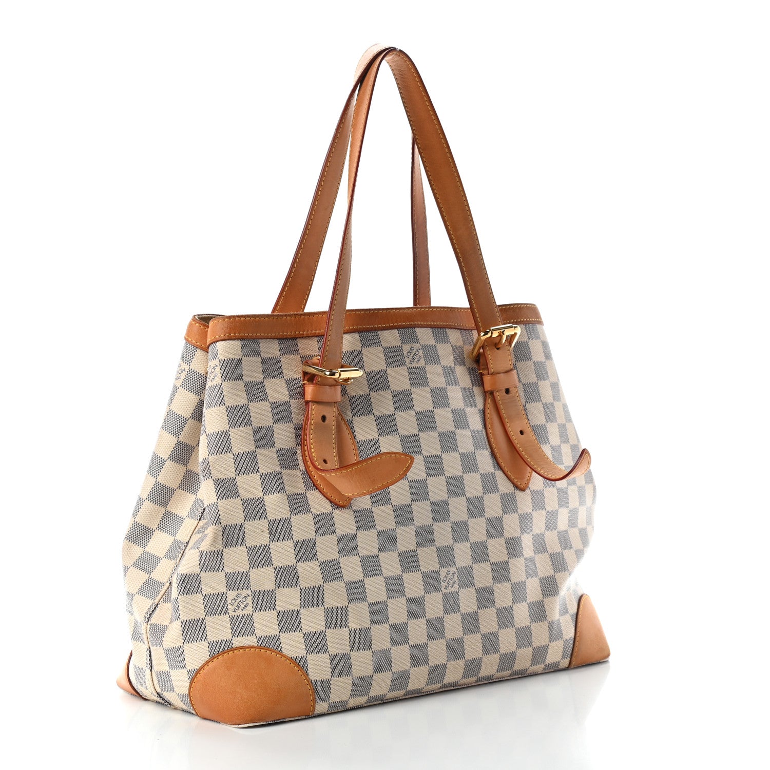 Louis Vuitton Damier Azur Hampstead MM 3 of 11