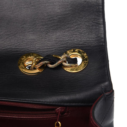 Chanel Lambskin Quilted XL Jumbo Single Flap Black 10 of 16